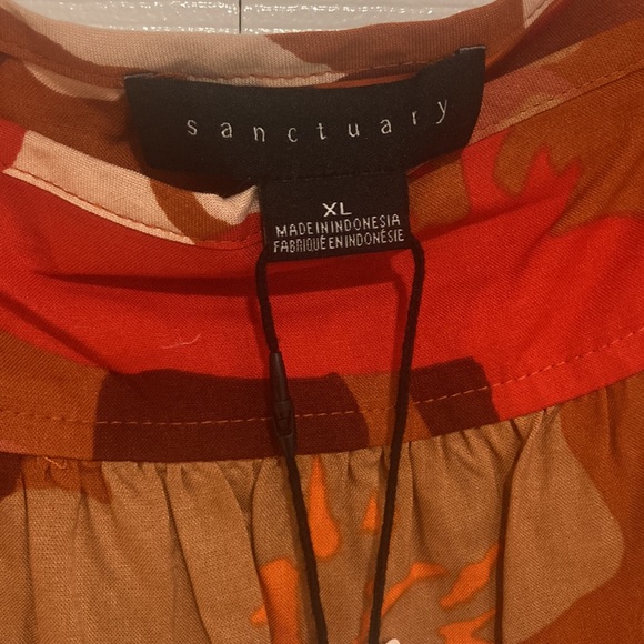 Sanctuary Print Ruffle Sleeve Top - Picture 8 of 11